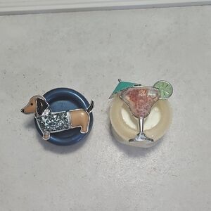 Bath And Body Works Scent Portable Dachshund and Cocktail Air Freshener Set